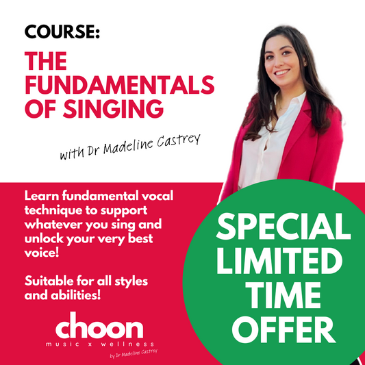 eCourse: The Fundamentals of Singing